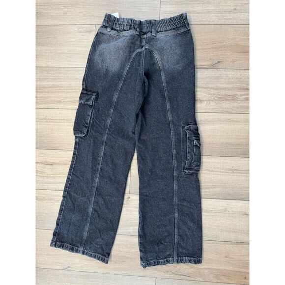 BDG Urban Outfitters Y2K Cargo Low Rise Utility Jeans Women's S Small Black - Picture 6 of 6